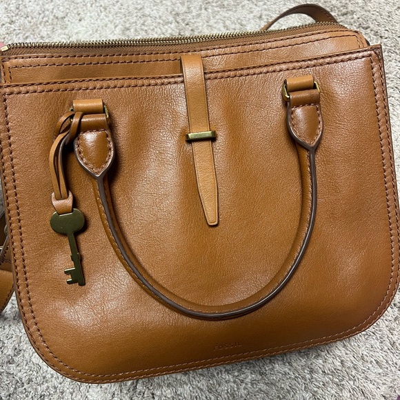 FOSSIL  Ryder Leather Medium Satchel - Picture 4 of 8